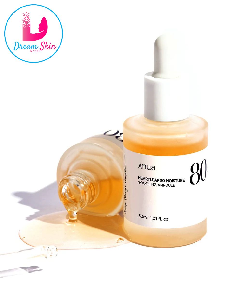 Anua Heartleaf 80 Soothing Ampoule,30ml